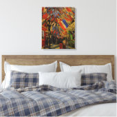 14. Juli Feier in Paris von Vincent van Gogh Leinwanddruck (Insitu (Schlafzimmer))