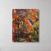 14. Juli Feier in Paris von Vincent van Gogh Leinwanddruck (Vorderseite)