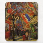 14. Juli Feier in Paris von Vincent van Gogh Mousepad (Vorne)