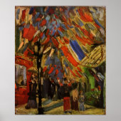 14. Juli-Feier in Paris von Vincent van Gogh Poster (Vorne)