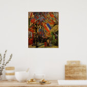 14. Juli Feier in Paris von Vincent van Gogh Poster (Küche)