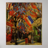 14. Juli Feier in Paris von Vincent van Gogh Poster (Vorne)