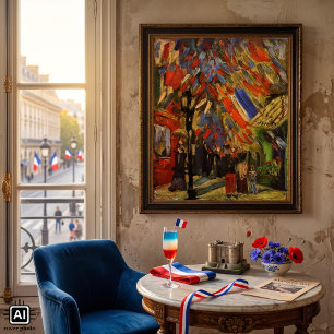 14. Juli Feier in Paris von Vincent van Gogh Poster