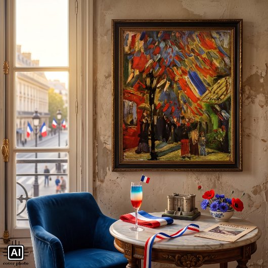 14. Juli-Feier in Paris von Vincent van Gogh Poster