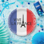 14. Juli Frankreich Nationaler Nationalfeiertag 9" Pappteller (Party)