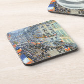 14. Juli, Rue Daunou von Childe Hassam Getränkeuntersetzer (Linke Seite)