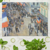14. Juli, Rue Daunou von Childe Hassam Küchentuch (Gefaltet)