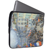 14. Juli, Rue Daunou von Childe Hassam Laptopschutzhülle (Vorne Rechts)