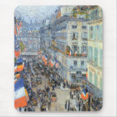 14. Juli, Rue Daunou von Childe Hassam Mousepad (Vorne)