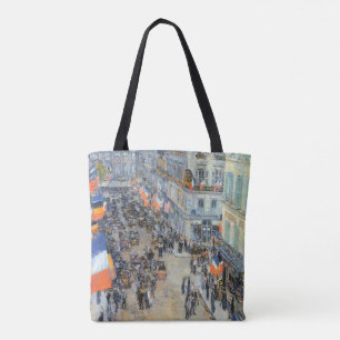 14. Juli, Rue Daunou von Childe Hassam Tasche
