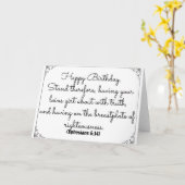 14. Juni Bibel-Geburtstagskarte mit Ephesians Vers Karte (Gelbe Blume)