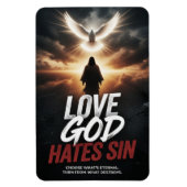 #14 Liebe Gott, hasse Sünde Magnet (Vertikal)
