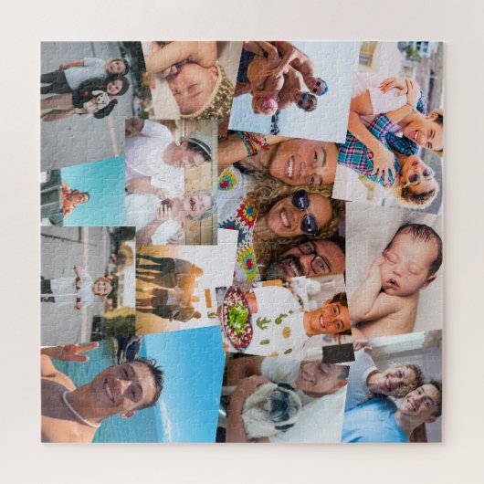 14 Meldebogen "Haphazarly Overlapping" für Fotos Puzzle (Horizontal)