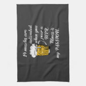 14 Muskeln aktiviert, wenn Sie ein Bier gießen. Geschirrtuch (Vertikal)