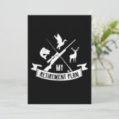 14.My Retirement Plan Hunting Save The Date (Stehend Vorderseite)