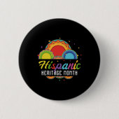 14.National Hispanic Erbe Monat alle Länder. Button (Vorderseite)