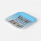 14 Nutty Nutcracker Toy Soldiers Pappteller (Gewinkelt)