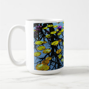 14 oz Tasse mit "Calm Waters" Bild