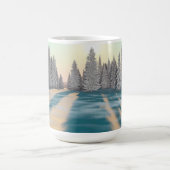14 oz Tasse mit "Dusting of Snow" Bild (Mittel)