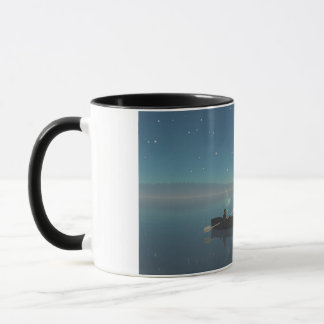 14 oz Tasse mit "Friedlicher" Abbildung