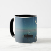 14 oz Tasse mit "Friedlicher" Abbildung (Vorderseite Links)