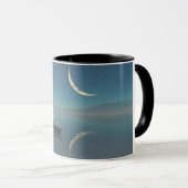 14 oz Tasse mit "Friedlicher" Abbildung (VorderseiteRechts)