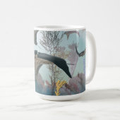 14 oz Tasse mit "Manta Ray Migration"-Image (VorderseiteRechts)