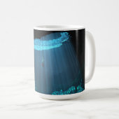 14 oz Tasse mit "Mayan Cenote"-Bild (VorderseiteRechts)