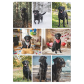 14 personalisierte Fotocollage Klemmbrett (Rückseite)