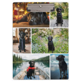 14 personalisierte Fotocollage Klemmbrett (Vorderseite)