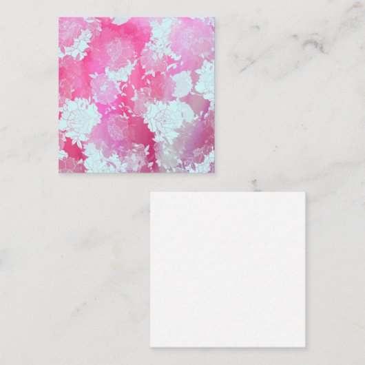 14 QUADRATISCHE VISITENKARTE (Vorne/Hinten)