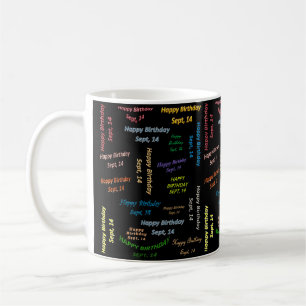 14. September Geburtstags-Tasse Kaffeetasse