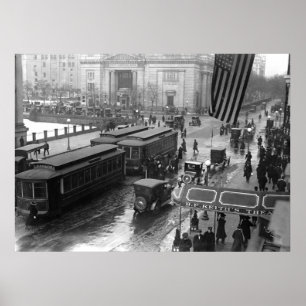 14. Straße, Washington, DC: 1918 Poster