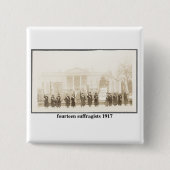 14 Suffragisten, 1917 Button (Vorderseite)