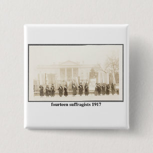 14 Suffragisten, 1917 Button