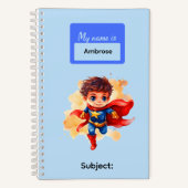 14 Superhelden Kinder Jungen Schreibwaren Schüler Notizblock (Vorderseite)