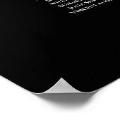 14 Tabelle Silver Frills Black Wedding Seating Cha Poster (Ecke)