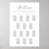 14 Tabellen - Begrüßungsdiagramm Poster (Vorne)