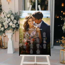 14 Tische elegante Hochzeitskarte für das Foto Poster