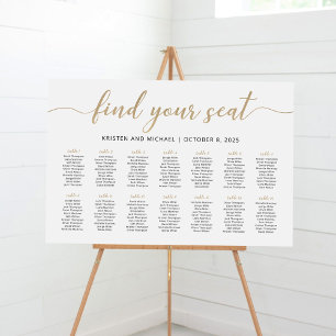 14 Tische finden Sie Ihren Sitzplan. Poster