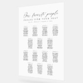 14 Tische Lieblingsmenschen Acryl Sitzordnung Acrylschild (Winkel)