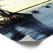 14 x 11 Tauchszene, Cypress Florida Poster (Ecke)