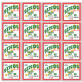 14 x 14 Bingo Aufkleber (Vorderseite)