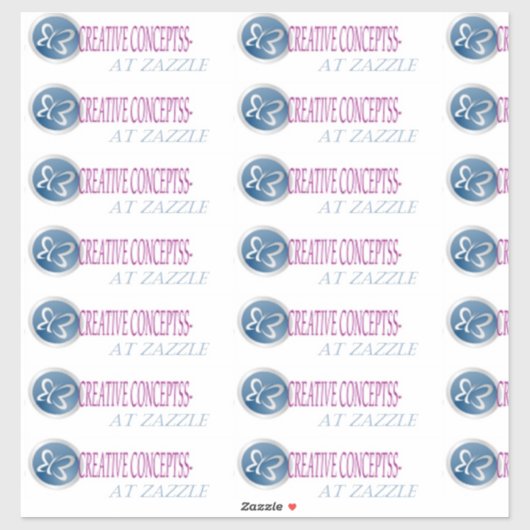 14 " X 14" STICKER (Blatt)