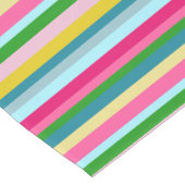 14" X 72" Tischläufer, Carlson Stripes, Spring Me Mittelgroßer Tischläufer (Ecke)