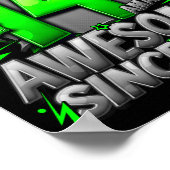 14 Year Old For Boys 14th Birthday Boy 14 Year Old Poster (Ecke)