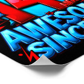 14 Year Old For Boys 14th Birthday Boy 14 Year Old Poster (Ecke)