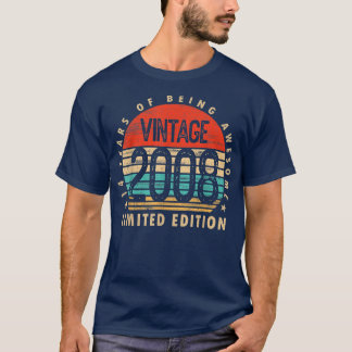 14 Year Old Gifts Vintage 2008 Limited Edition 14t T-Shirt