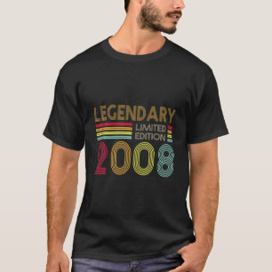 14 Yrs Old Retro Legendary 2008 Limited Edition 14 T-Shirt
