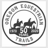 14 Zoll OET 50 Jahre Logo Vinyl Aufkleber (Blatt)